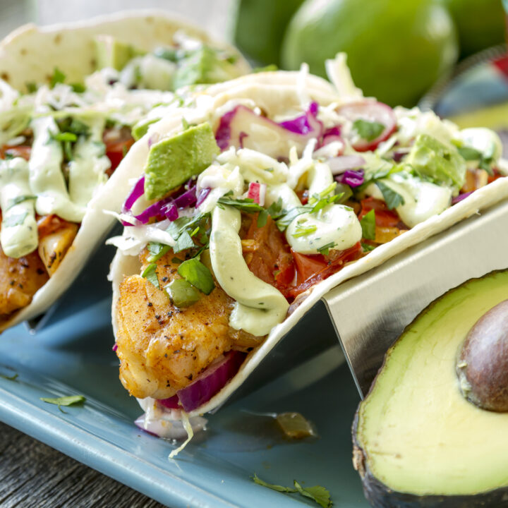Making of Fresh Fish Tacos